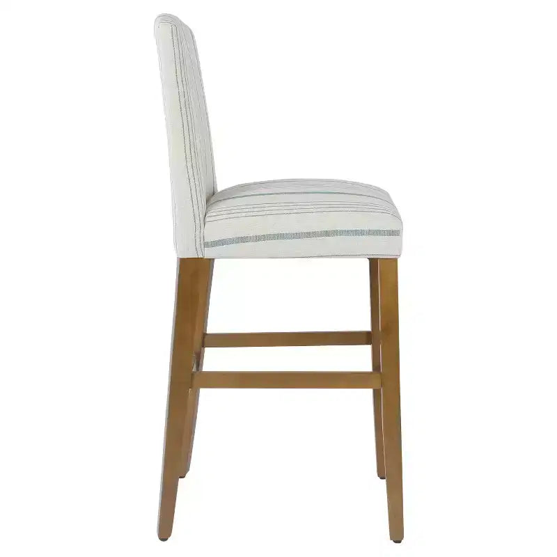 Tabouret de bar à dossier incurvé 29" - HomePop