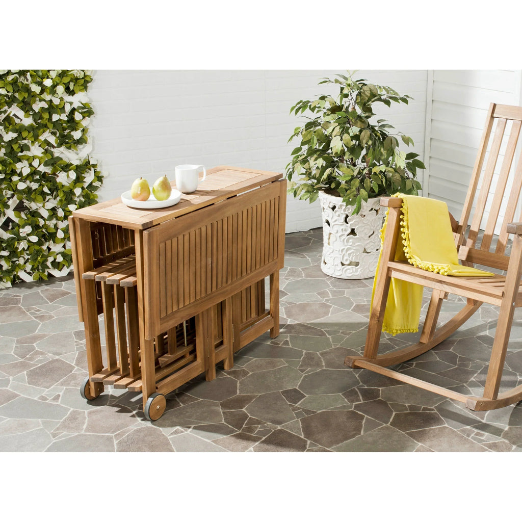 Ensemble de table à manger d'extérieur SAFAVIEH Outdoor Brandy 5 pièces - 43Lx35Px29H