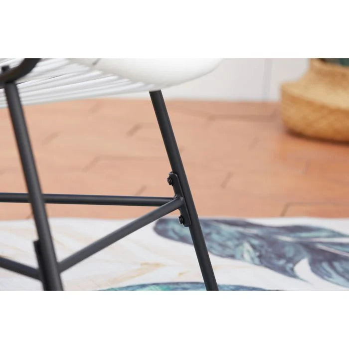 ACAPULCO - Ensemble de 2 fauteuils et table basse vert