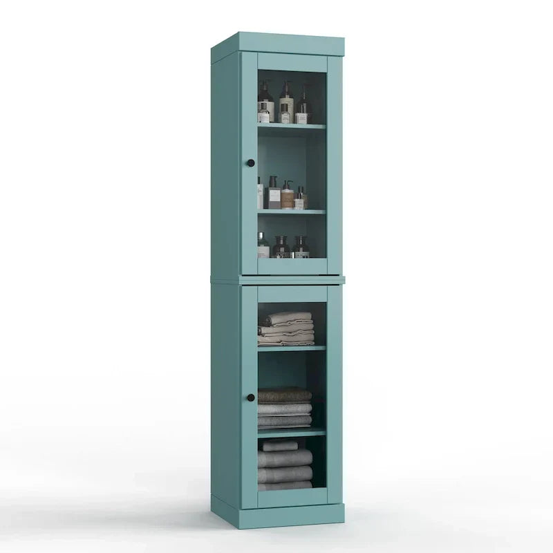 Meuble sous-vasque 100 % bois massif 42 cm avec portes en option par Palace Imports