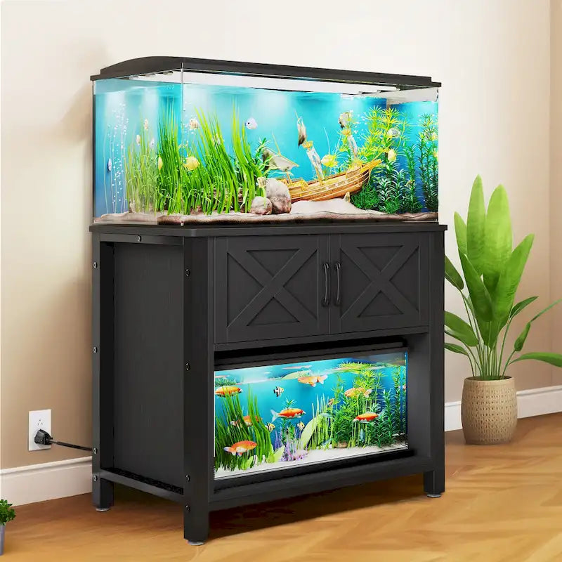 Meuble Support d'Aquarium Moasis 40-50 Gallons avec Prises de Courant