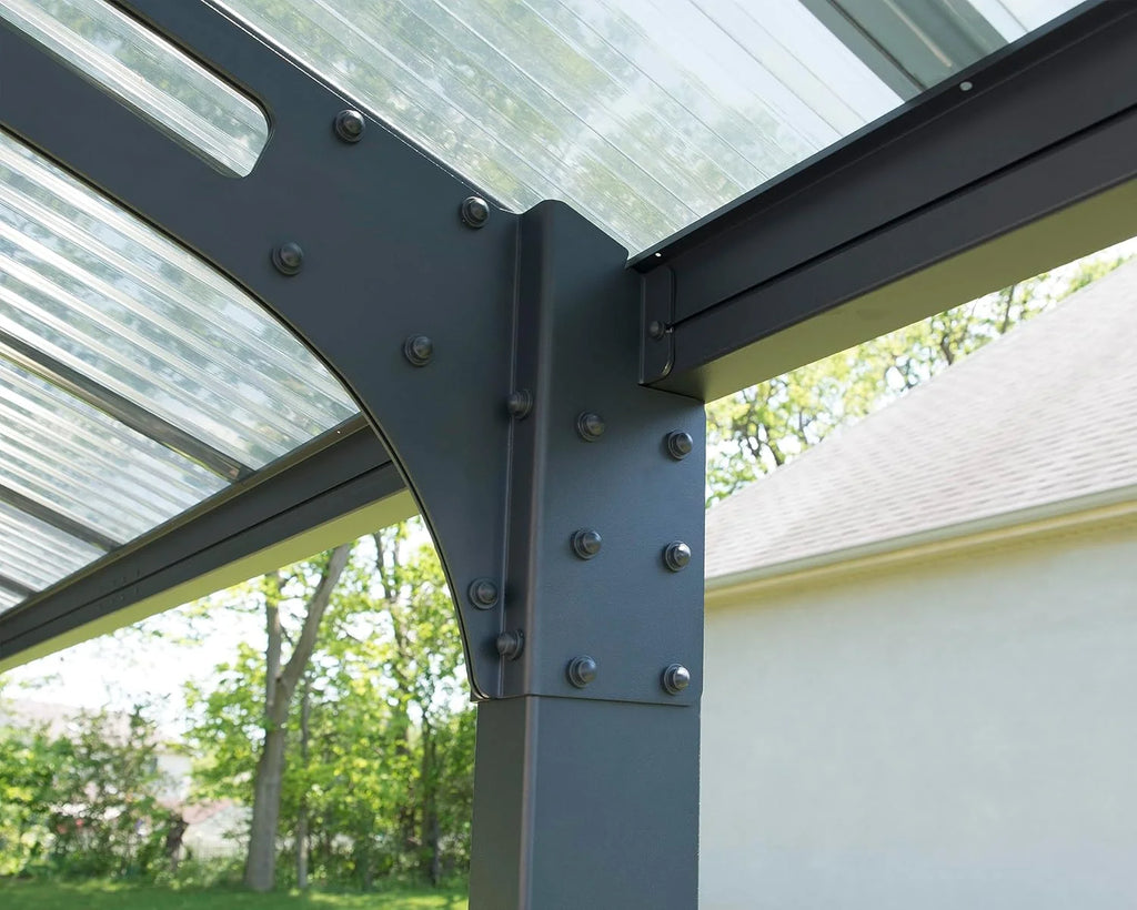 Canopia by Palram Carport Arizona 5000 en polycarbonate – Structure robuste en aluminium inoxydable protégeant la voiture du soleil