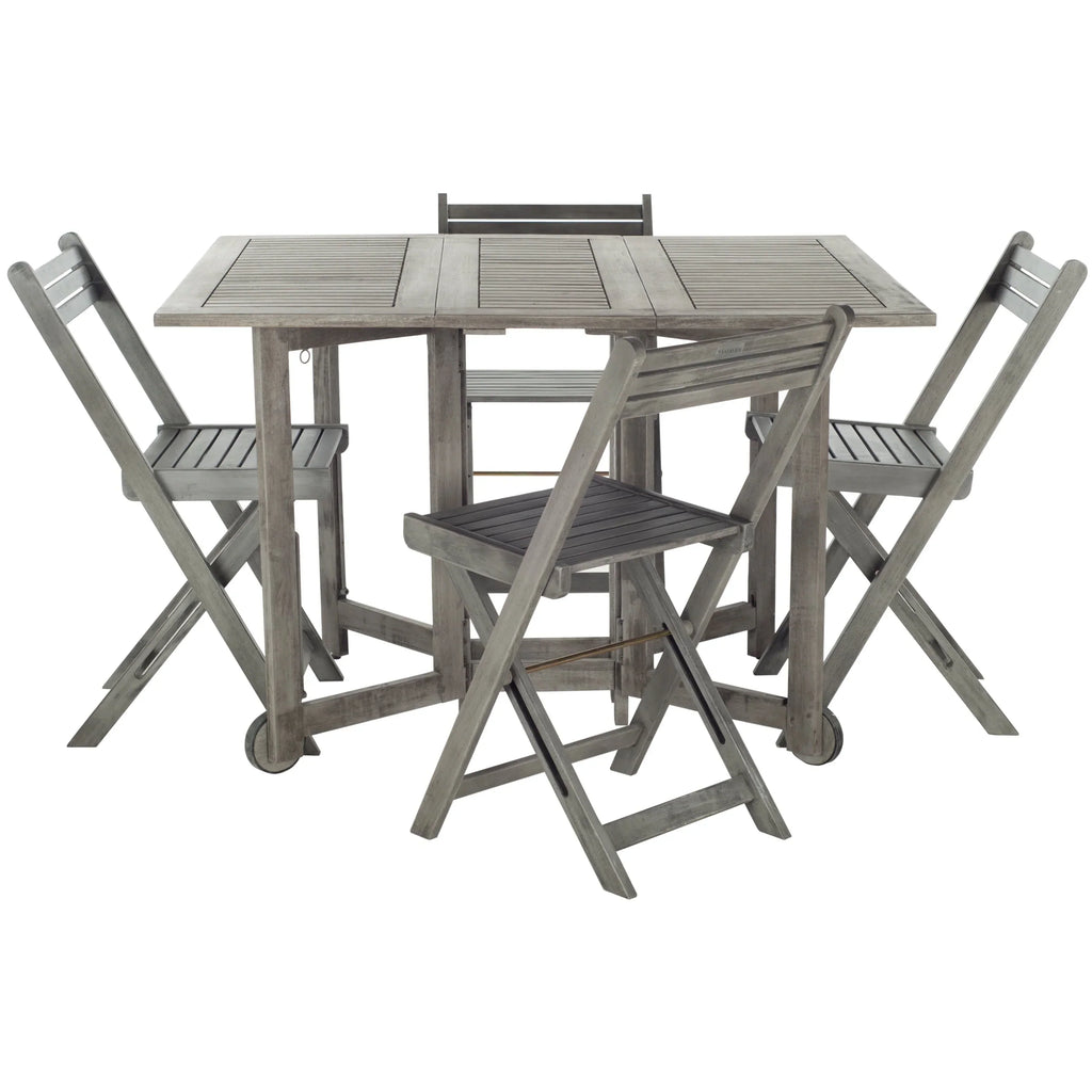 Ensemble de table à manger d'extérieur SAFAVIEH Outdoor Brandy 5 pièces - 43Lx35Px29H
