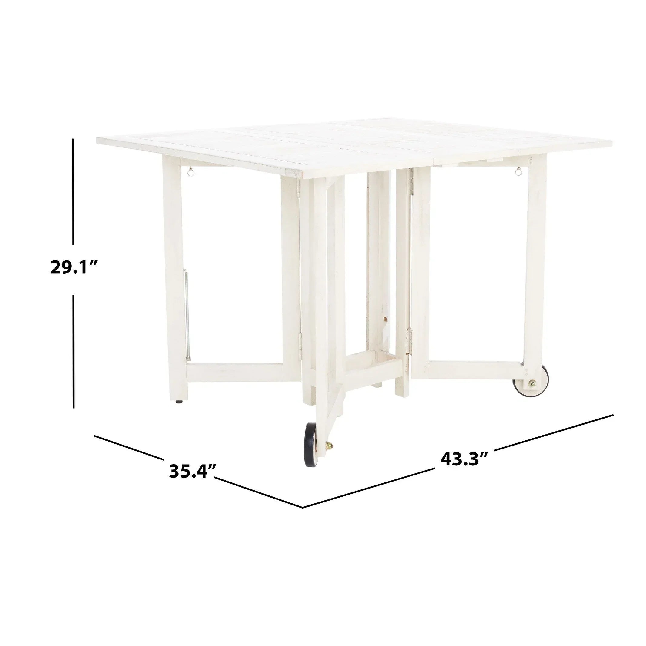 Ensemble de table à manger d'extérieur SAFAVIEH Outdoor Brandy 5 pièces - 43Lx35Px29H
