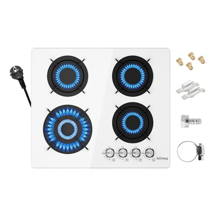 Plaque gaz ISEASY 3 feux encastrable 60x52 cm
