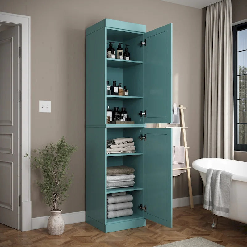 Meuble sous-vasque 100 % bois massif 42 cm avec portes en option par Palace Imports