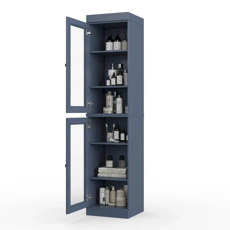 Meuble sous-vasque 100 % bois massif 42 cm avec portes en option par Palace Imports