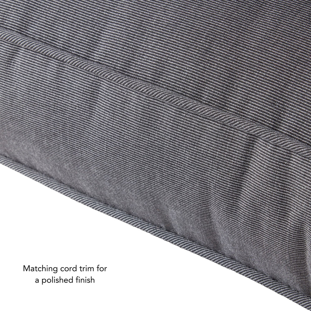 Ensemble de deux coussins d'extérieur haut de gamme Sunbrella pour assise profonde