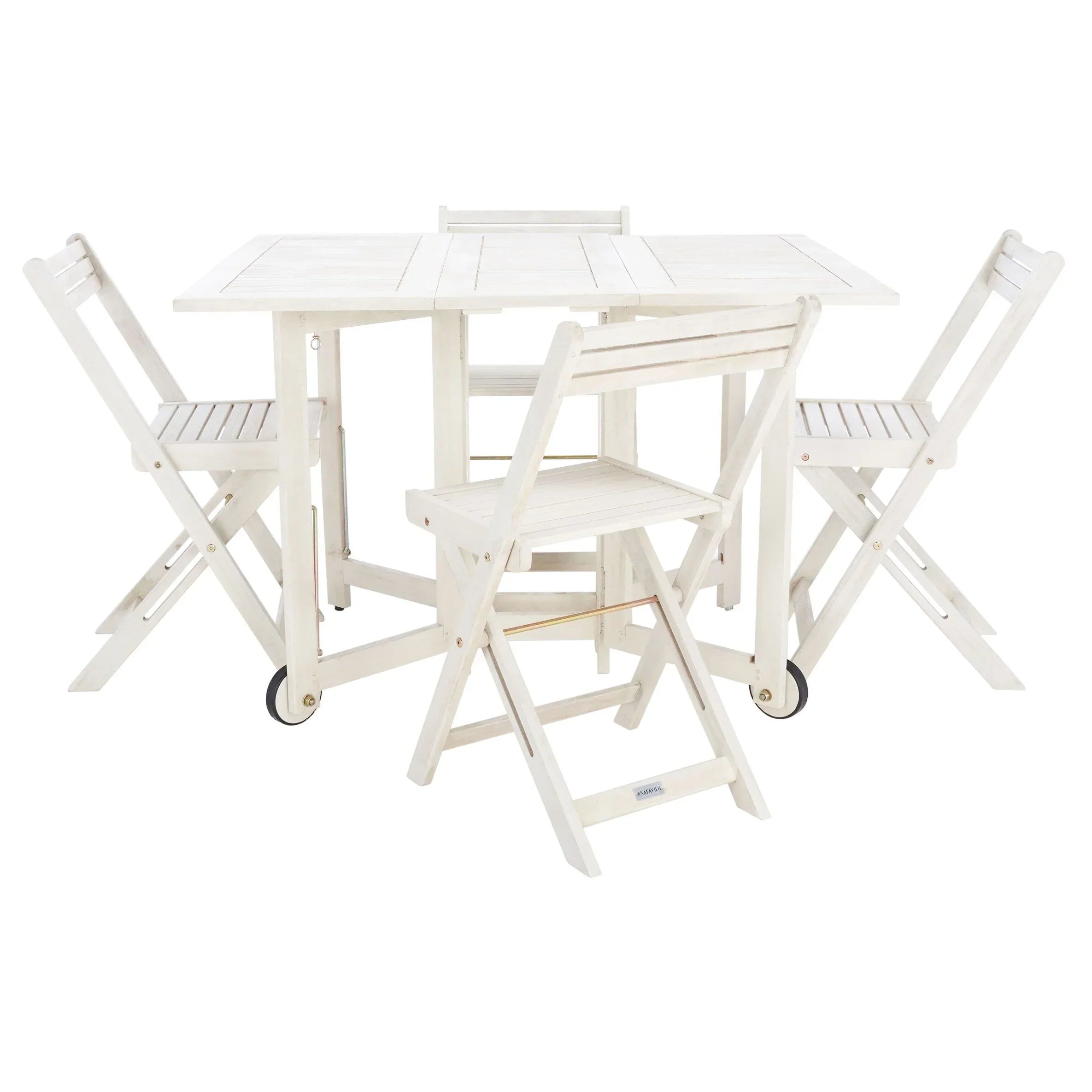 Ensemble de table à manger d'extérieur SAFAVIEH Outdoor Brandy 5 pièces - 43Lx35Px29H