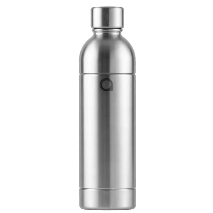 Aquafloow Machine à soda eau pétillante – acier – 3 bouteilles de 0,8 l – cylindre CO₂ inclus - Réglage d'intensité des bulles
