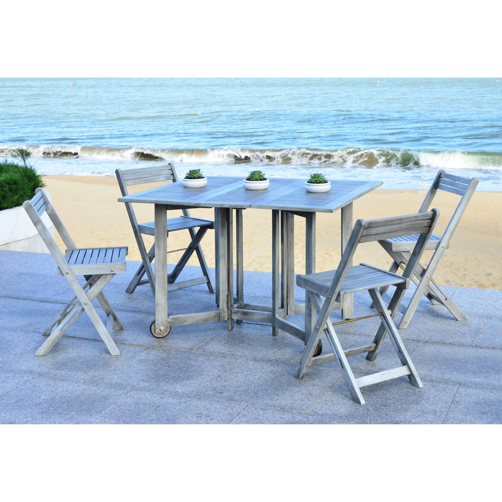 Ensemble de table à manger d'extérieur SAFAVIEH Outdoor Brandy 5 pièces - 43Lx35Px29H