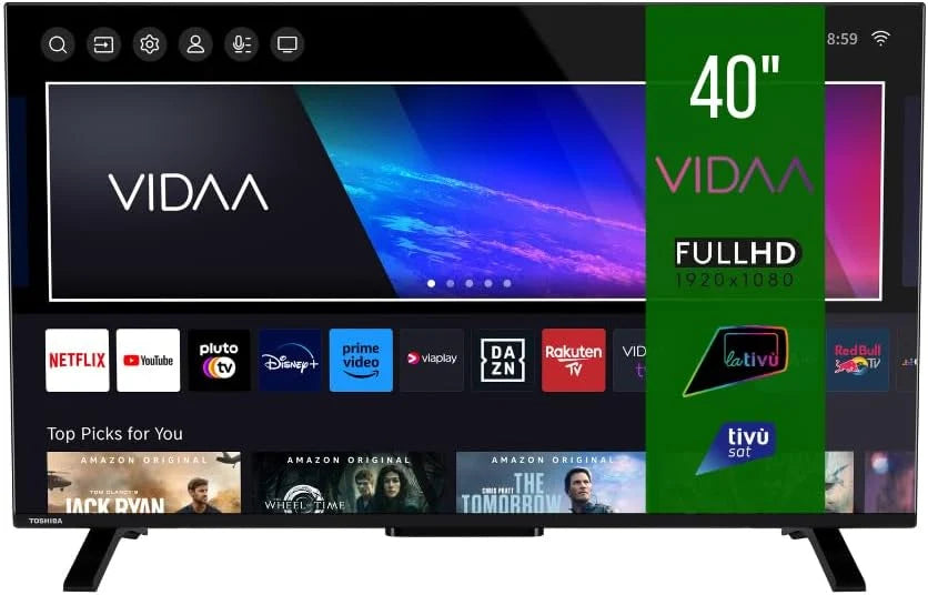 Toshiba 40LV2E63DA – Téléviseur LCD série WL/LV2E 102 cm (40") avec rétroéclairage LED