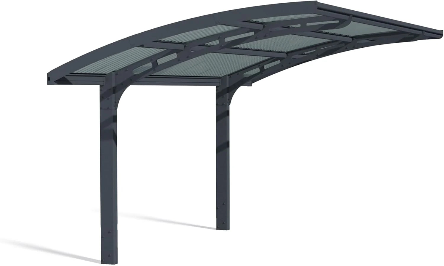 Canopia by Palram Carport Arizona 5000 en polycarbonate – Structure robuste en aluminium inoxydable protégeant la voiture du soleil