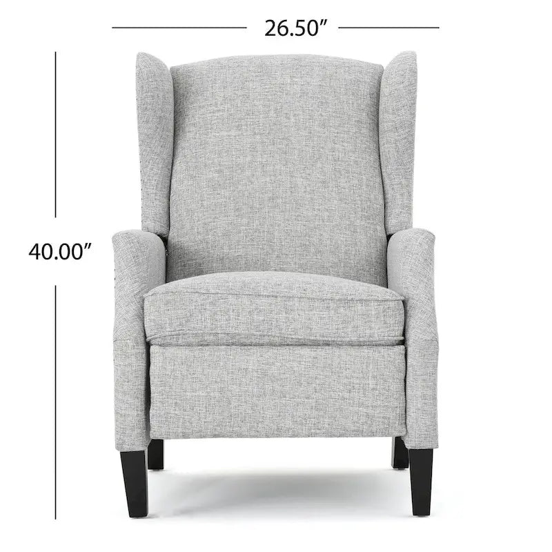 Fauteuil inclinable à dossier haut, rembourré, style classique, pour salon