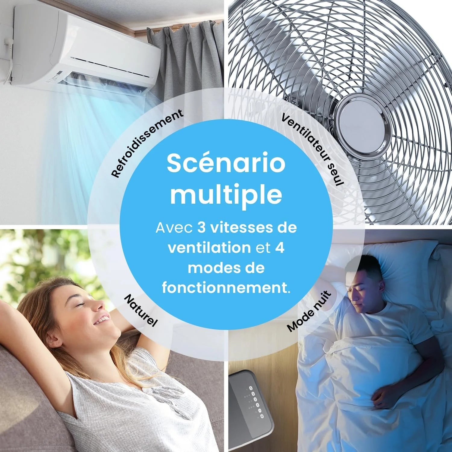 Pro Breeze Rafraîchisseur d'Air Portable 5L, Ventilateur, Humidificateur, 3 Vitesses, Oscillation Automatique, Minuterie, Télécommande - Refroidisseur d'Air par évaporation Mobile et Puissant