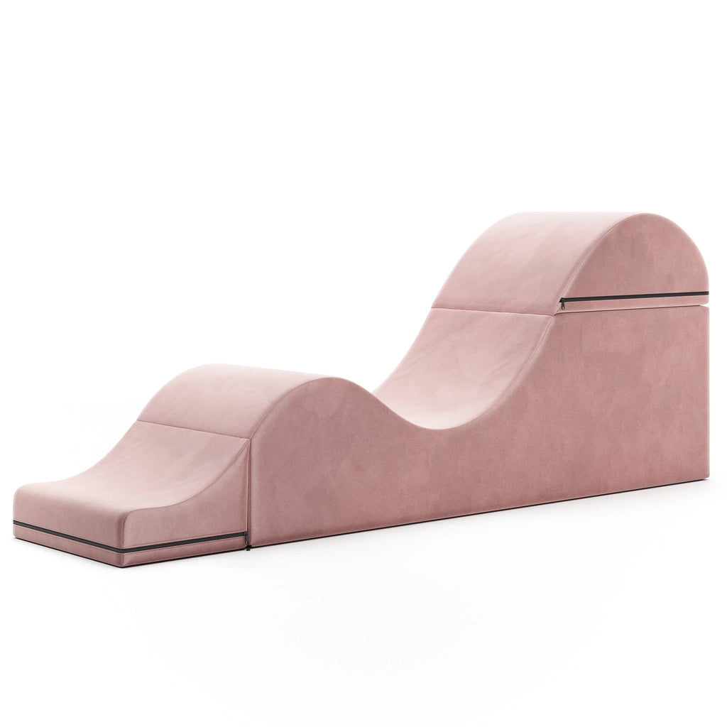 Avana Kami Chaise convertible / Yoga & Massage - Pouf 2 en 1 avec chaise longue de yoga escamotable, Microvelours - N/A