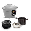 Moulinex Cookeo+ YY5355 Multicuiseur intelligent haute pression Extra Crisp, 1600 W, gris (Gris/Noir/Argent)