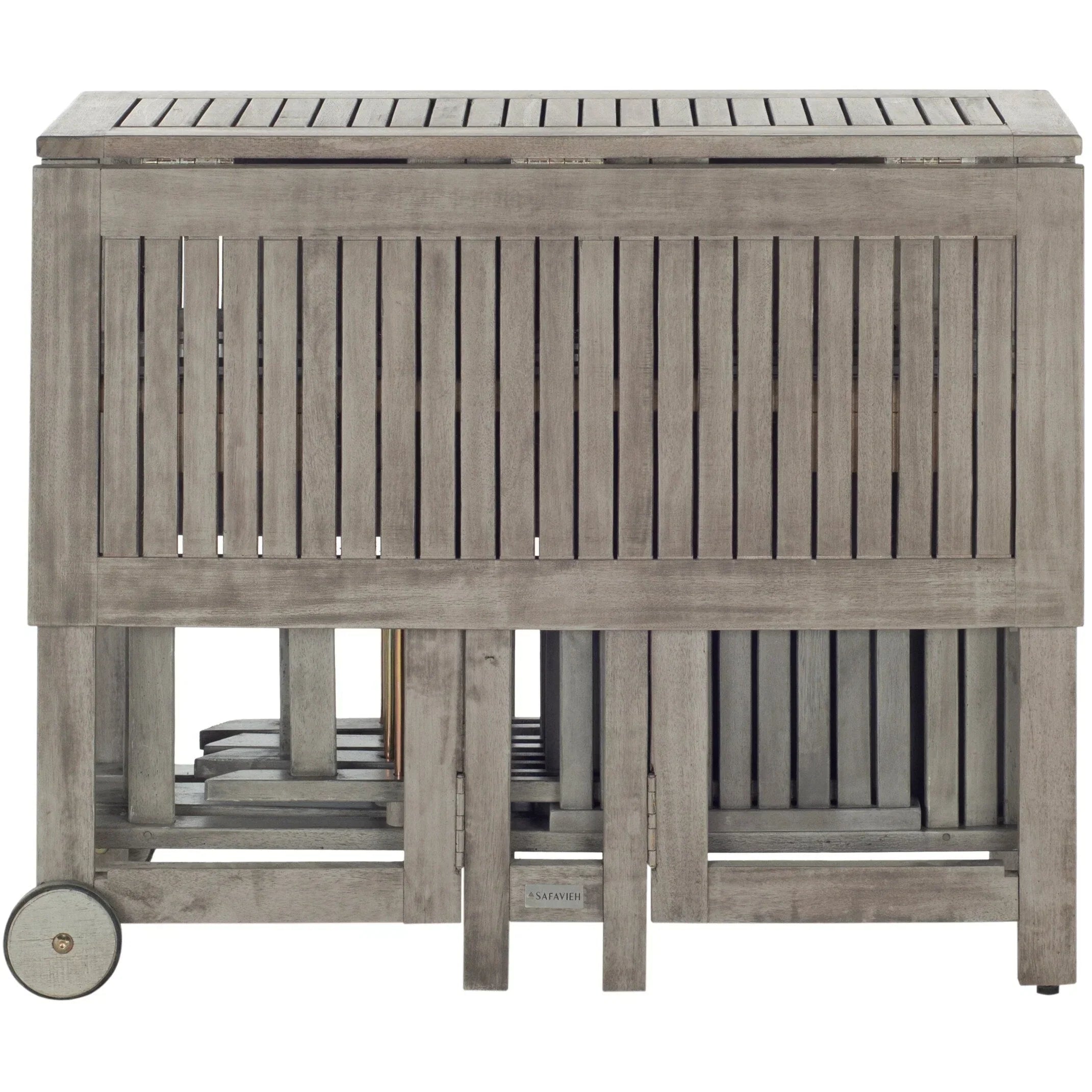 Ensemble de table à manger d'extérieur SAFAVIEH Outdoor Brandy 5 pièces - 43Lx35Px29H