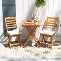 Ensemble bistrot pliant 3 pièces Patiojoy avec coussins de siège amovibles - Voir les détails