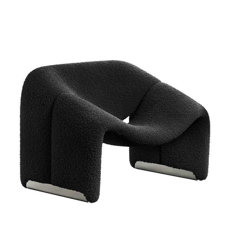 Cream Smile Armchair – Black