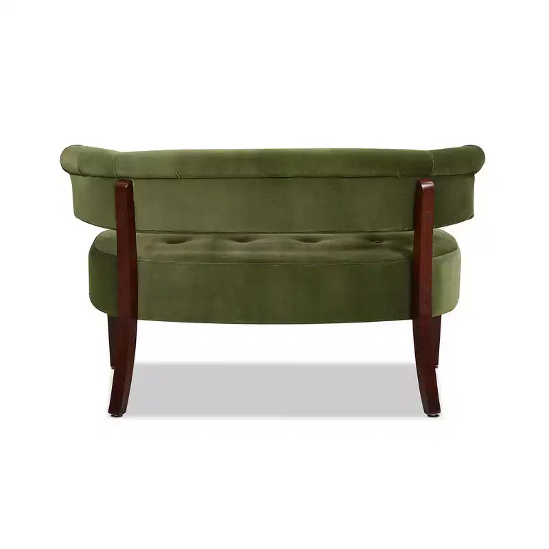 Banc causeuse capitonné avec accoudoirs Jared Jennifer Taylor Home