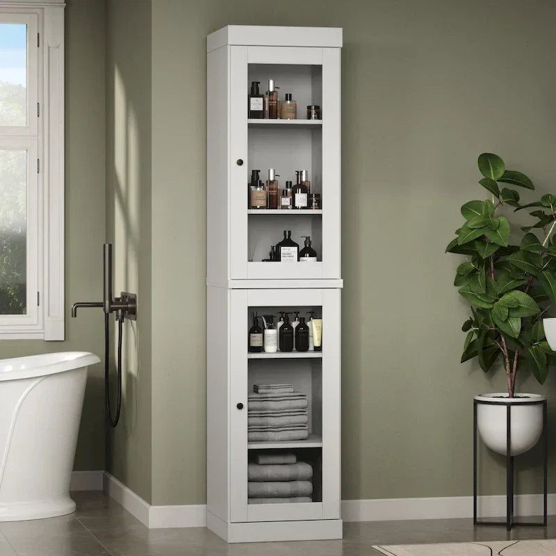 Meuble sous-vasque 100 % bois massif 42 cm avec portes en option par Palace Imports
