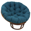Fauteuil Papasan en rotin Bali 42 po avec coussin en sergé