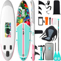 Niphean Paddle Gonflable Adulte avec Tous Les Accessoires, 320cm Planches de Stand Up Paddle Gonflables pour Tous Les Niveaux, Sup avec Capacité 200 kg pour 2 Personnes, Paddle Gonflable avec Siège
