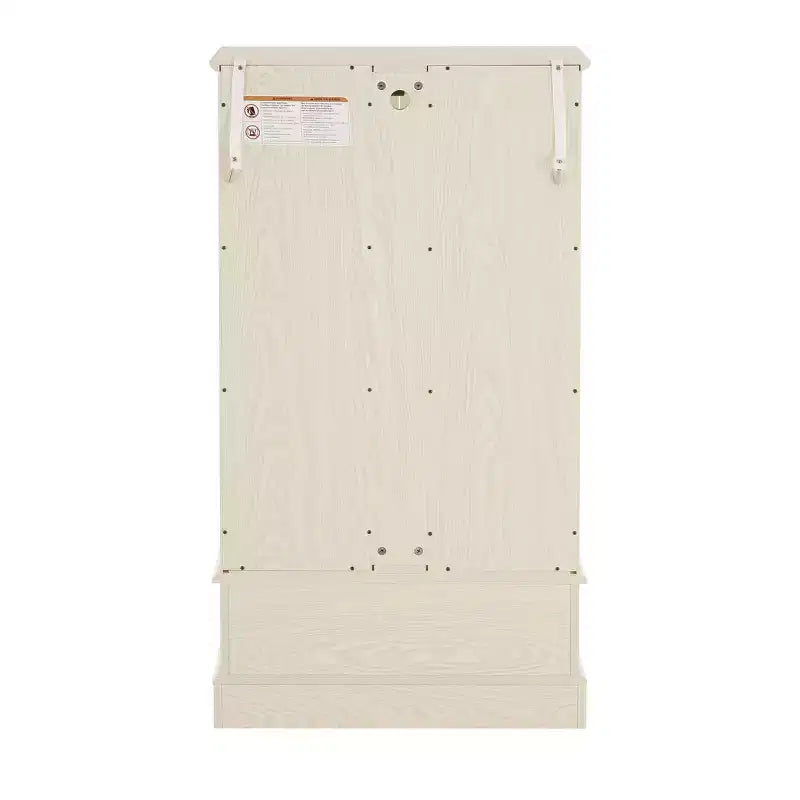 Vitrine en verre éclairée avec étagères réglables - Vitrine élégante à 2 portes et tiroir intégré, ampoule incluse