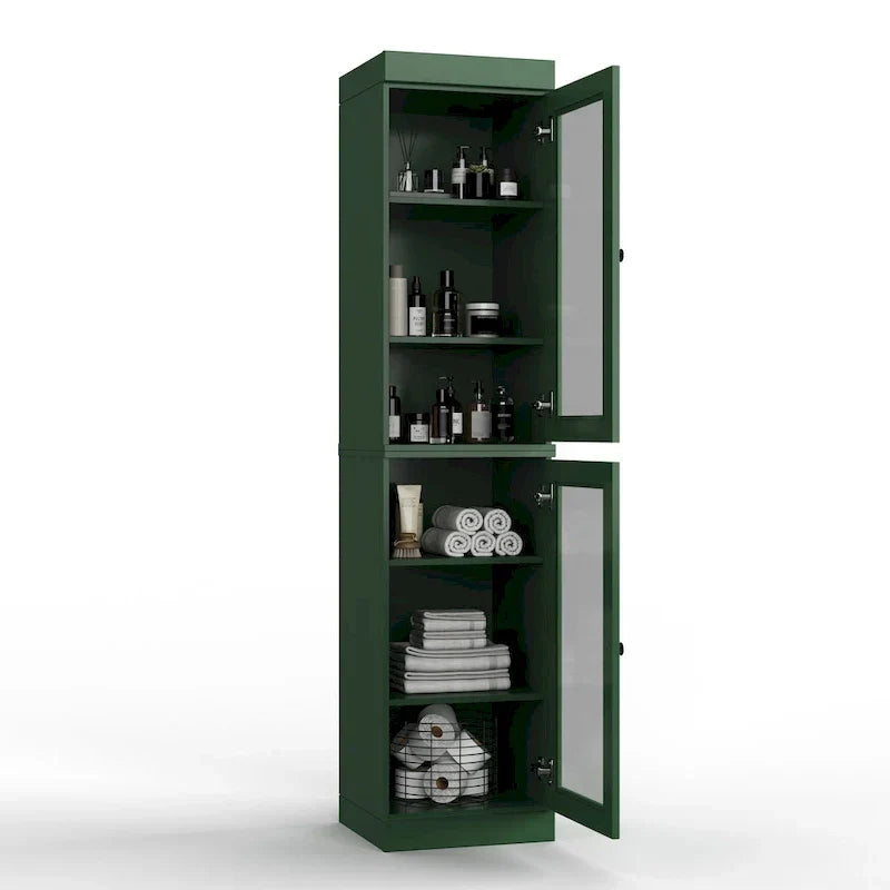 Meuble sous-vasque 100 % bois massif 42 cm avec portes en option par Palace Imports
