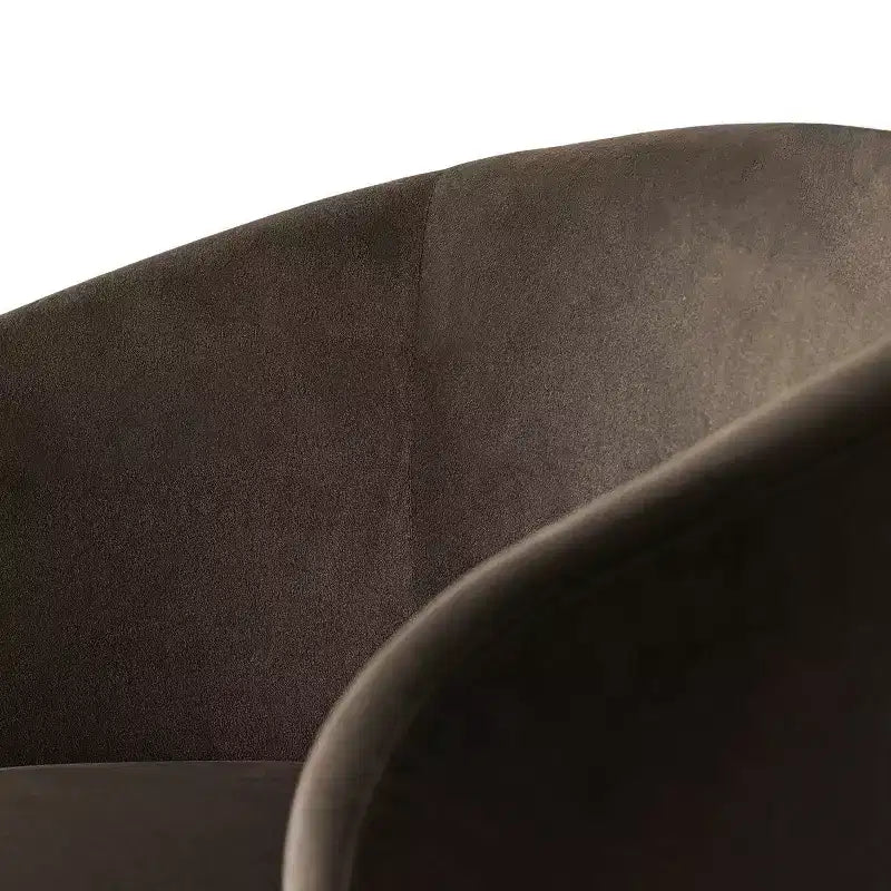 Fauteuil d'appoint pivotant moderne en velours, Fauteuil barillet rembourré avec rotation à 360°, Fauteuil de salon pour le séjour et le coin lecture - Panipeachy