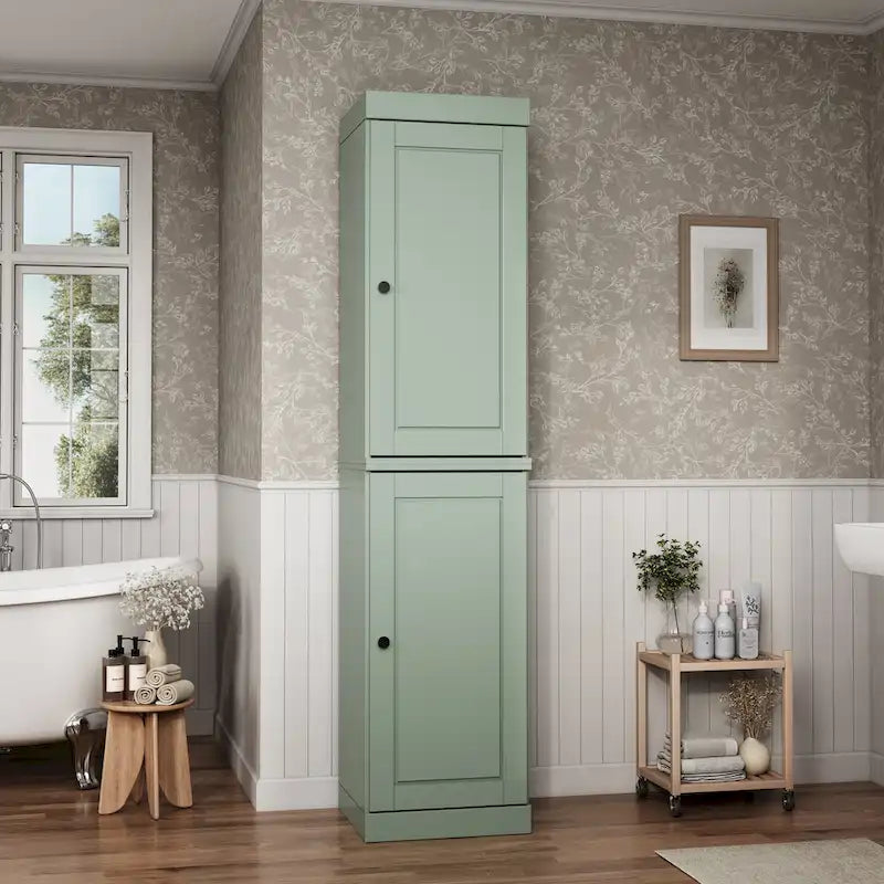 Meuble sous-vasque 100 % bois massif 42 cm avec portes en option par Palace Imports