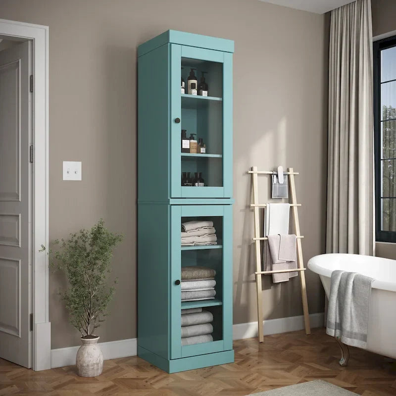 Meuble sous-vasque 100 % bois massif 42 cm avec portes en option par Palace Imports