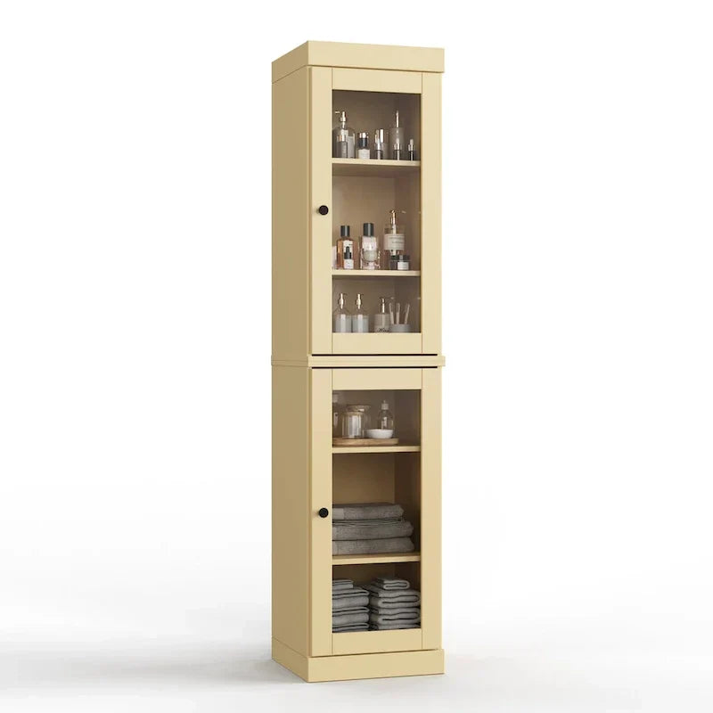 Meuble sous-vasque 100 % bois massif 42 cm avec portes en option par Palace Imports