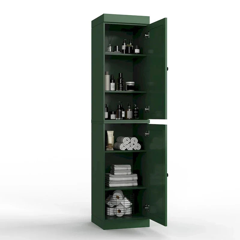 Meuble sous-vasque 100 % bois massif 42 cm avec portes en option par Palace Imports