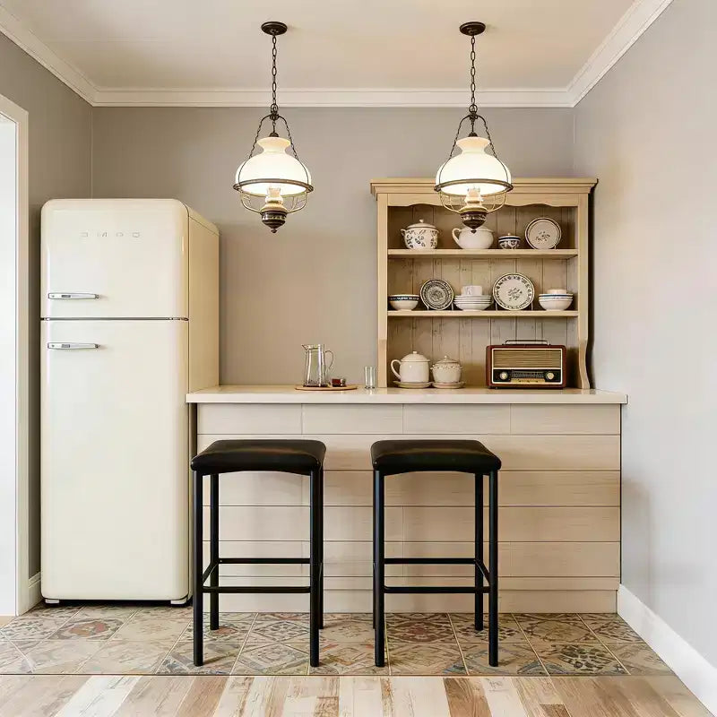 24 tabourets de bar avec revêtement en cuir PU de 5 cm d'épaisseur pour îlot de cuisine, comptoir de bar
